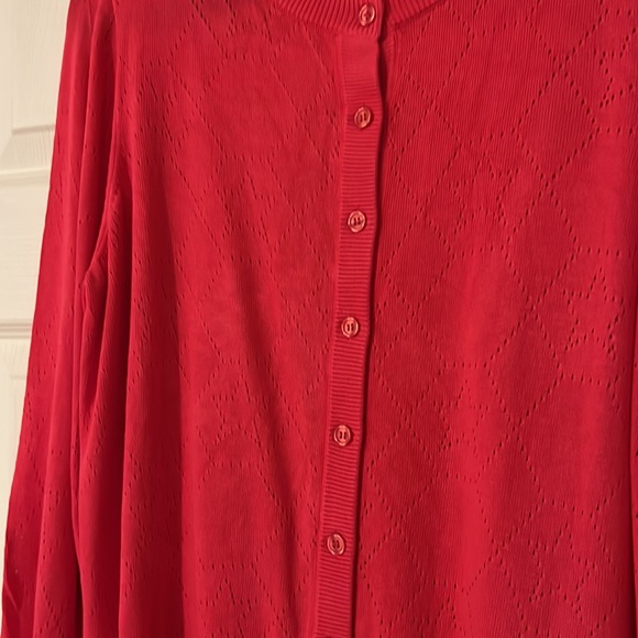 Torrid hot pink button up cardigan sweater size 1 NWT - Picture 2 of 6